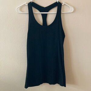 Lululemon Black Racerback Tank Top size 10